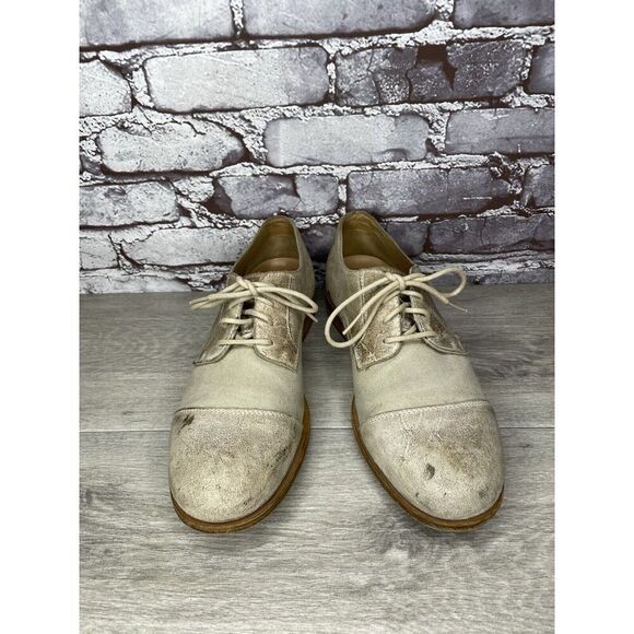 Rockport Adiprene Light Taupe Leather Cap Toe Oxfords Lace Shoes Men Sz 8.5M  US - Picture 14 of 16